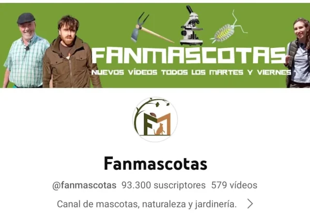 youtube fanmascotas Canal de youtube fanmascotas recomendado huerta, animales y ciencia.